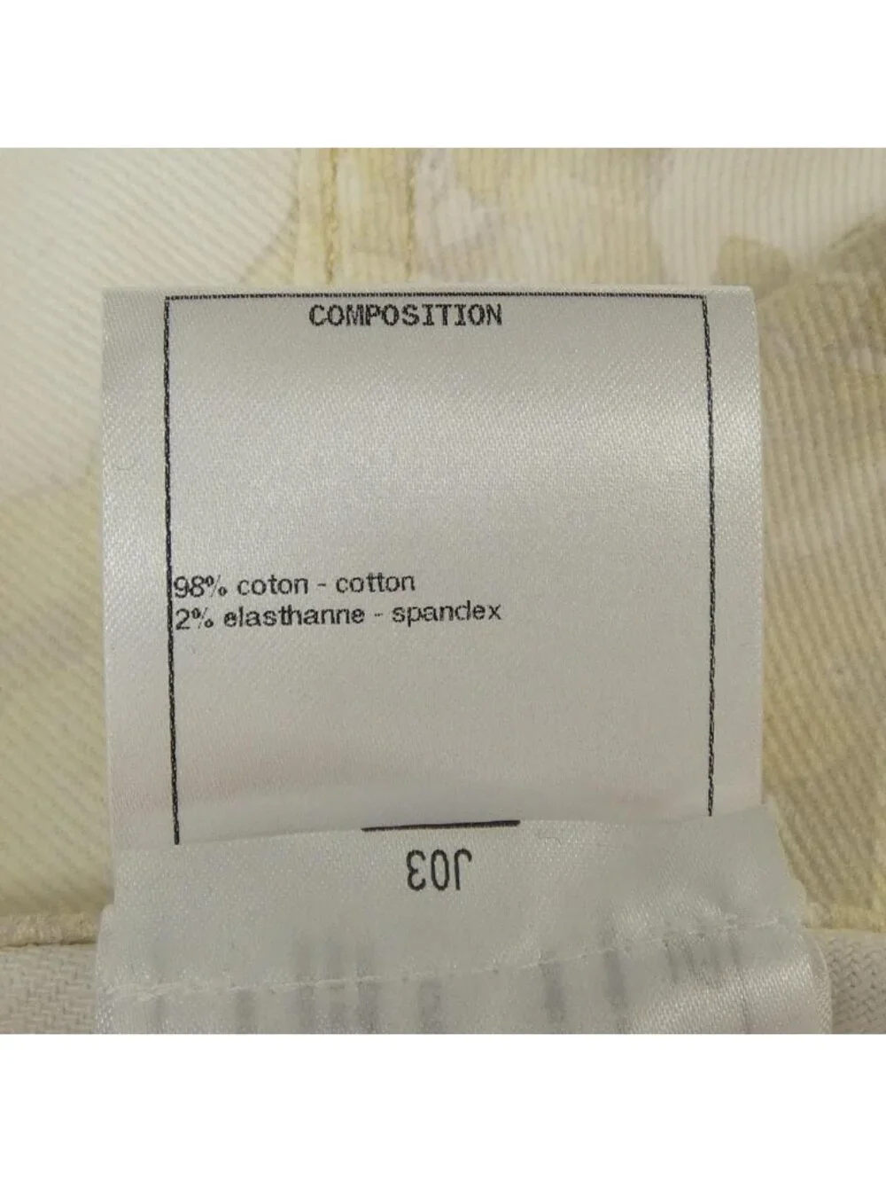 Chanel Jeans White